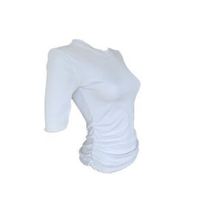 free people talk to me ruched t-shirt